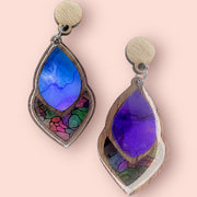 Stained Glass Teardrops | OOAK | Flash Toppers